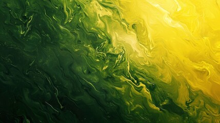 Yellow and green Wallpaper - generative ai