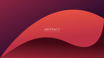 abstract background with orange and red gradient color. desktop wallpaper vector design