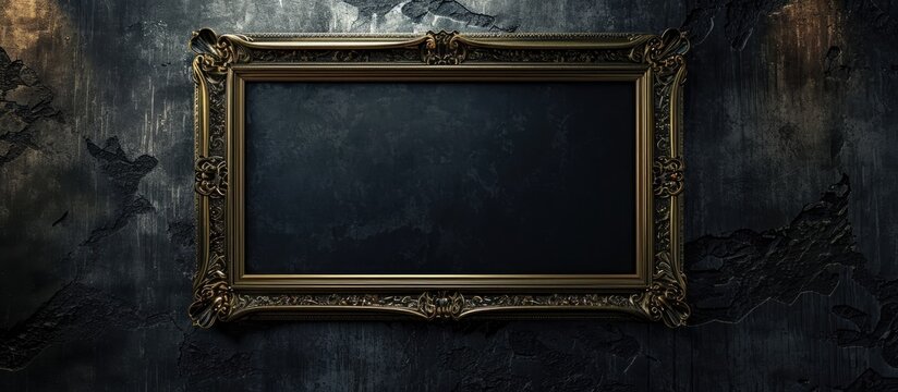 Frame with no picture and room for text inside.