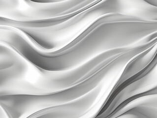 White Abstract Fabric Drip Swoosh Curve Background