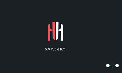 HH Alphabet letters Initials Monogram logo 