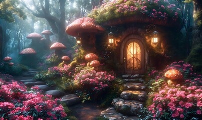 Design playful and whimsical backdrops inspired by fantasy wonderlands