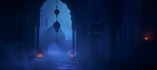 Enchanting Ramazan - Dreamy Islamic Wallpapers in the Style of Aykut Aydogdu, with Realistic Lighting and Romantic Compositions