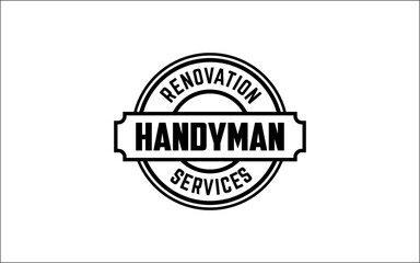 Illustration vector graphic of construction, home repair, renovation, and building concept logo design template