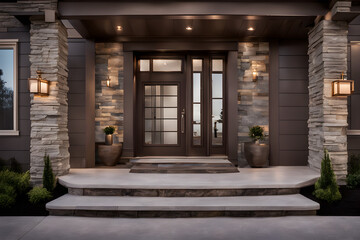 Fototapeta premium entrance to the building
