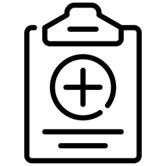 Obraz premium Medical Report Icon