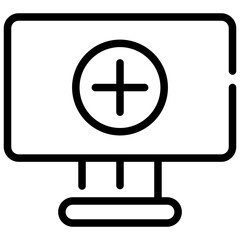 Obraz premium Monitor Icon