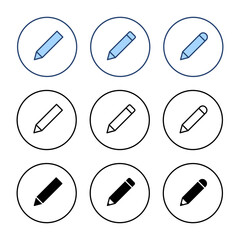 Pencil icon vector. pen sign and symbol. edit icon vector