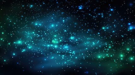 Obraz premium sky glow stars background illustration celestial luminous, shimmering sparkling, cosmic astral sky glow stars background