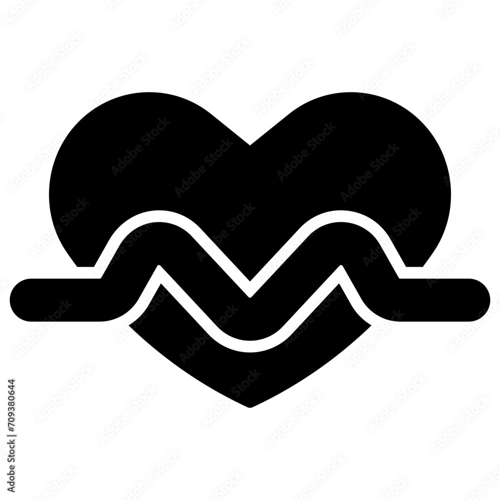 Sticker Heart Rate Icon