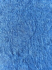 タオル生地のテクスチャ　青