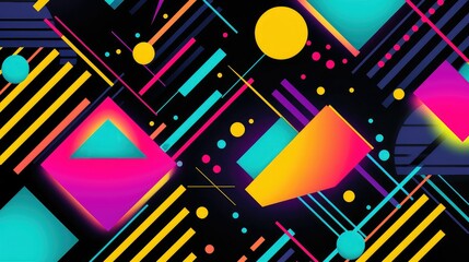 Obraz premium abstract line dynamic background illustration modern vibrant, colorful geometric, sleek trendy abstract line dynamic background