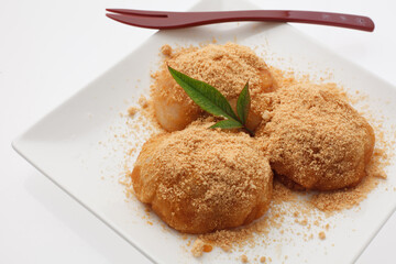 きな粉餅　あん餅