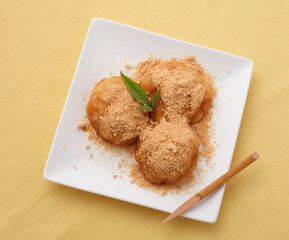 きな粉餅　あん餅