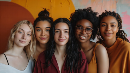 Obraz premium Group of women from various background and ethnicities.