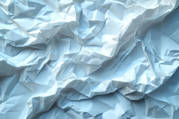 Fototapeta premium white crumpled paper background texture pattern overlay