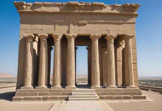 The Ancient Temple of Amun in Naqa, Sudan