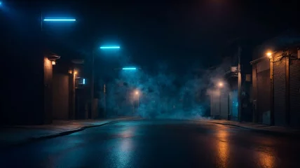 Fototapeten night traffic in the city © US DESIGNER