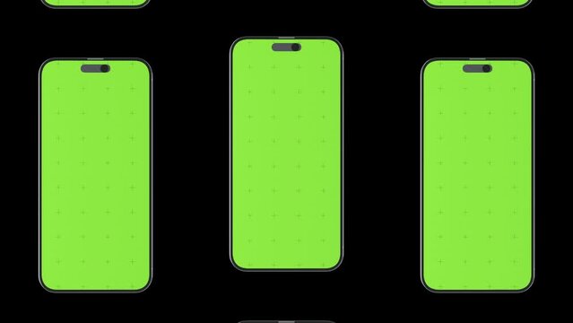 Smartphone mockup animation based on ip 14 15 pro max, for ui/ux design, infographics, online business, app design, marketing, photography and any design you want to load on it.