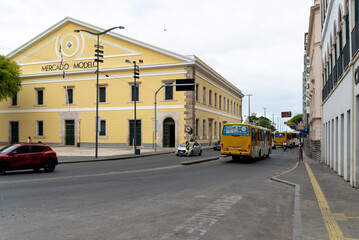 Mercado Modelo in the Comercio neighborhood in the city of Salvador, Bahia.