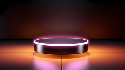 Podium, booth, stage, product background for displaying products, 3D rendering