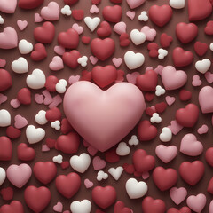 valentine hearts background