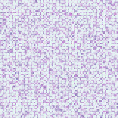 Seamless geometric pattern. Square frames in multiple colors. Purple, Lavender, Lilac, Violet, Soft hues. Amazing vector illustration.
