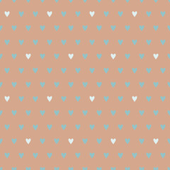 Seamless red hearts pattern background for wallpaper , background, print ,wallpaper