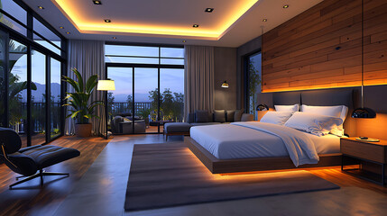 Fototapeta premium hotel room interior