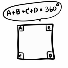 black and white of square shape