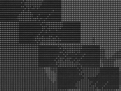 black and white halftone pattern background