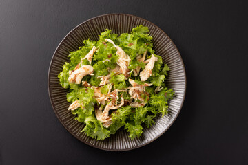 わさび菜と鶏ささみのおかか和え