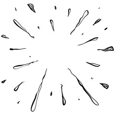 Firework effect doodle