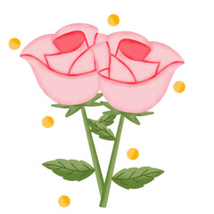 illustration of a rose