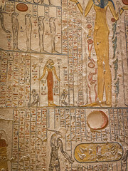 Tomb of Memnon KV9 in the Egyptian Valley of the Kings, in the Theban necropolis, Egypt, Luxor
