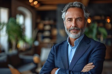 Fototapeta premium middle aged business man 