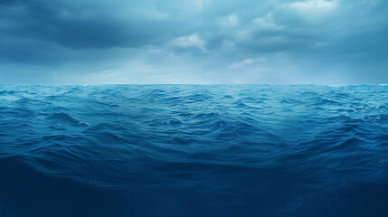 Fototapeta premium blue sea illustration