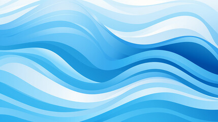 Fototapeta premium blue water wave line deep sea pattern background banner