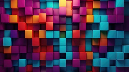 color wallpaper shapes background illustration abstract geometric, vintage modern, minimalist...