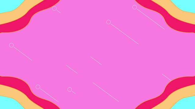 Loop animation of light magenta background for title movie