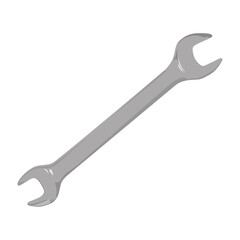 wrench isolated on white background. illustration of wrench.