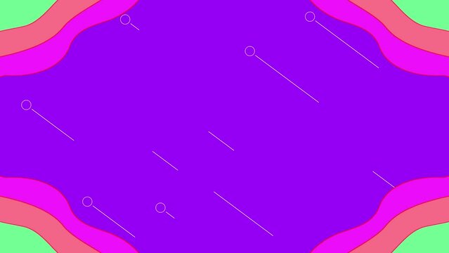 Loop animation of purple background for title movie