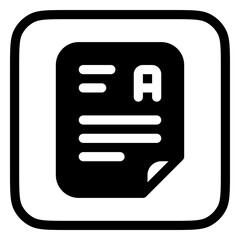 Editable examination, test vector icon. School, education, course. Part of a big icon set family. Perfect for web and app interfaces, presentations, infographics, etc