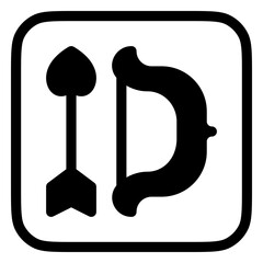 Editable cupid arrow vector icon. Wedding, valentine, love, celebration. Part of a big icon set family. Perfect for web and app interfaces, presentations, infographics, etc