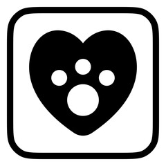 Fototapeta premium Editable pet, animal care vector icon. Veterinary, animal, pet care, pet shop. Part of a big icon set family. Perfect for business, web and app interfaces, presentations, infographics, etc