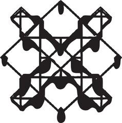 Abstract Elegance Black Icon with Vector Logo and Dynamic Geometric Designs Infinite Angles Elegant Vector Logo Design Depicting Black Abstract Geometric Shapes