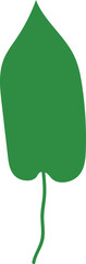 Monstera leaf logo icon vector element