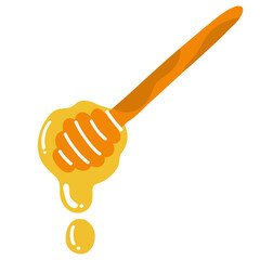 Wood Stick with Honey