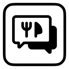 Editable food order vector icon. Part of a big icon set family. Perfect for web and app interfaces, presentations, infographics, etc