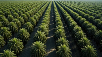 plantation palm product background illustration sustainable cultivation, harvest extraction, processing refining plantation palm product background